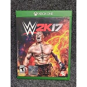 Xbox One WWE 2K17 Wrestling Microsoft Manual Tested